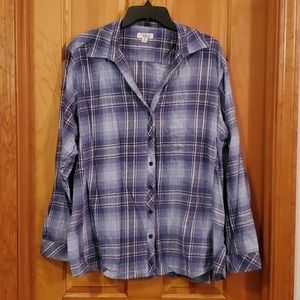 2X Indigo brand brushed flannel